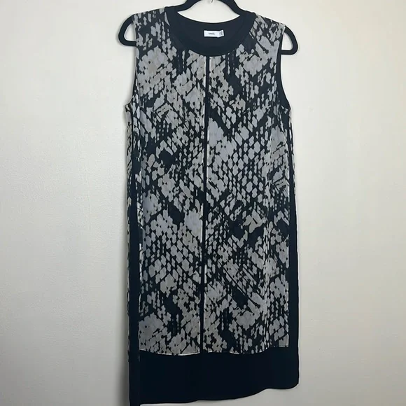 vince silk shift dress Silk Knee-Length Dress